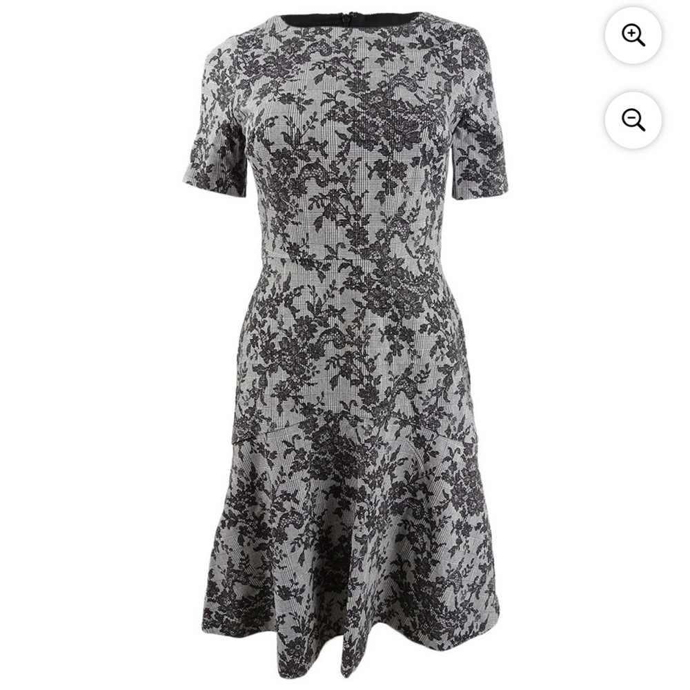 LAUREN Ralph Lauren A-Line Women's Floral-Print Fit & Flare Dress - NWT Size 2